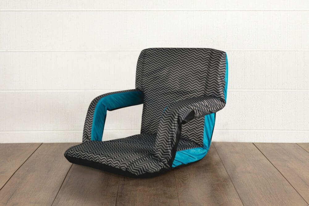 Ventura Portable Reclining Stadium Seat/Chair with Pattern